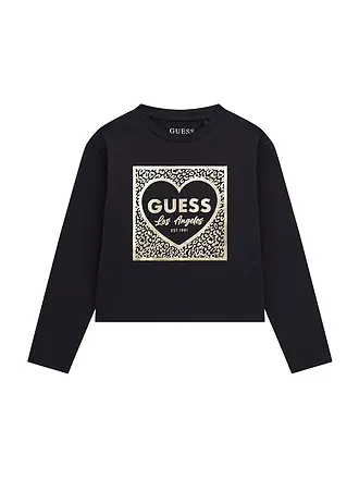 GUESS | Mädchen Langarmshirt | schwarz